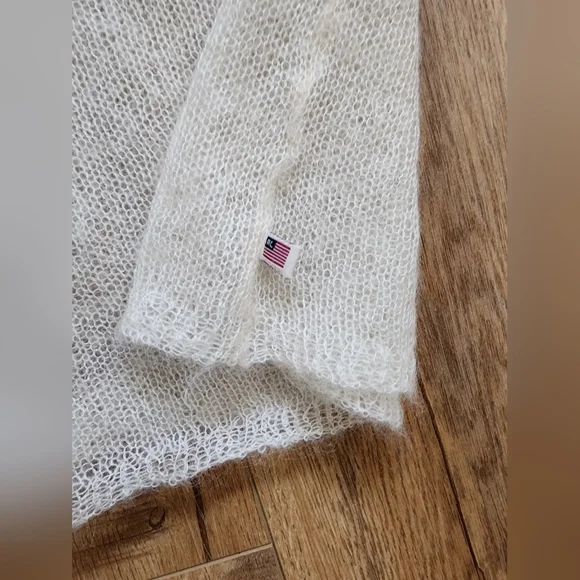 RARE! Vintage 70s Polo Jeans Ralph Lauren Sweater Fair Isle Mohair Wool M